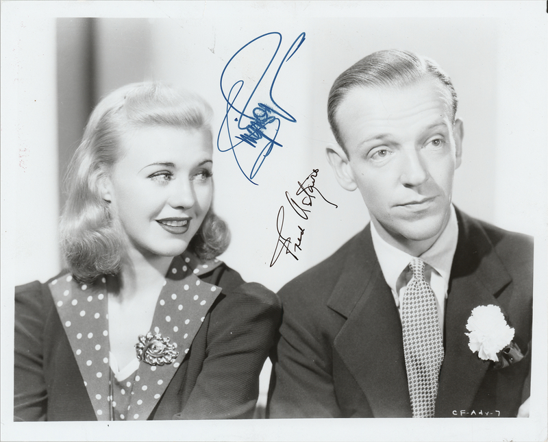 Lot 533 Fred Astaire and Ginger Rogers Signed Photograph