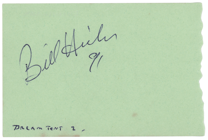Lot 586 Bill Hicks Signature