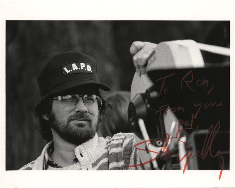 Lot 633 Steven Spielberg Signed Photograph