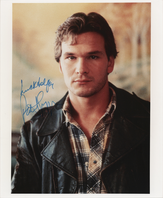 Lot 640 Patrick Swayze Signed Photograph
