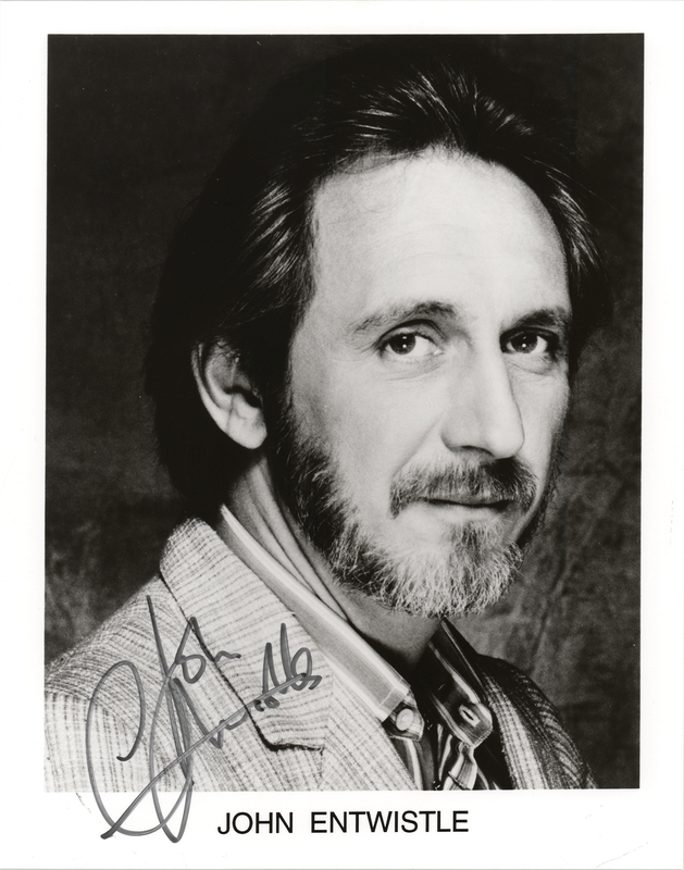 Lot 507 The Who: John Entwistle Signed Photograph