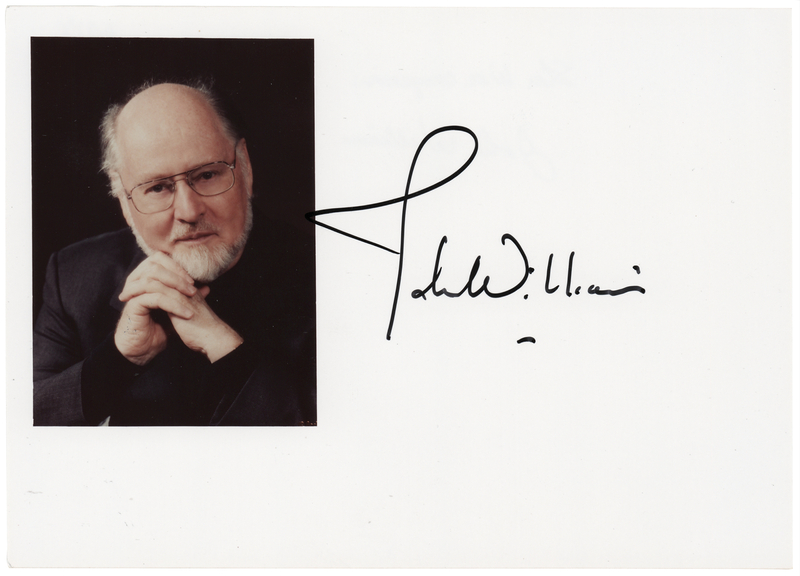 Lot 649 John Williams Signed Photograph