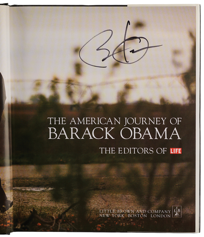 Barack Obama Signed Book - The American Journey of Barack Obama | RR