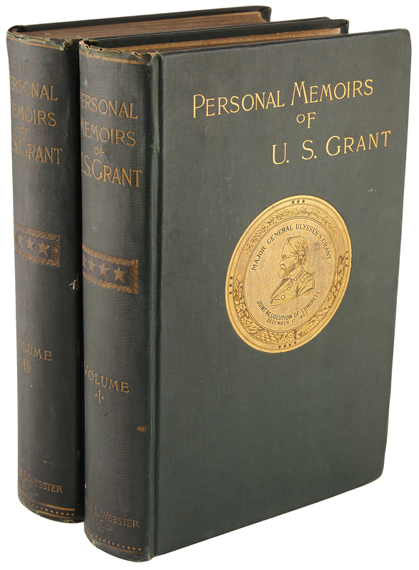 Lot 45 U. S. Grant: Personal Memoirs of U. S. Grant (First Edition)