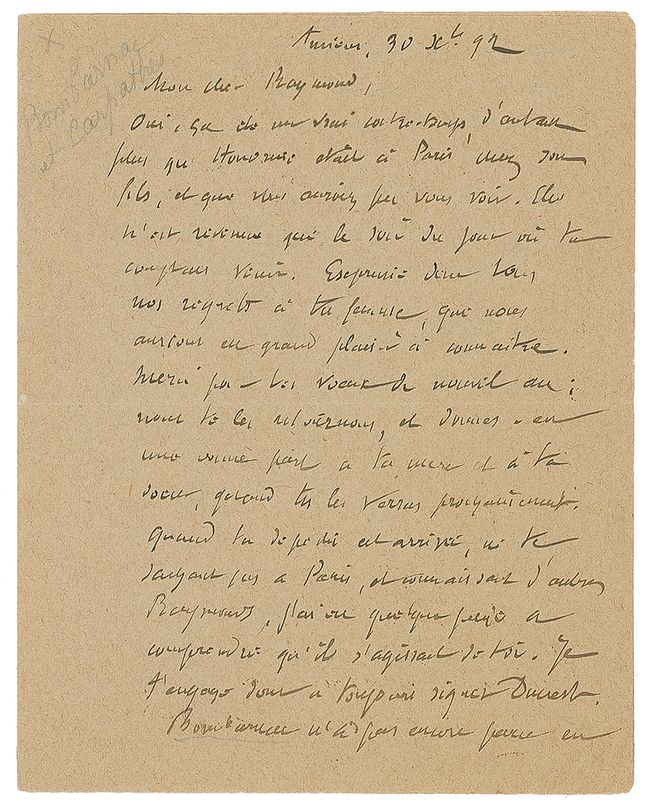 Lot 354 Jules Verne Autograph Letter Signed on His Voyages Extraordinaires