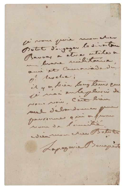 Lot 84 Josephine Bonaparte Autograph Letter Signed