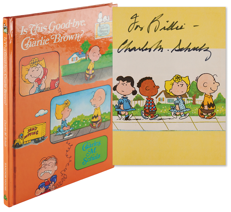 Lot 317 Charles Schulz Signed Book - Is This Good-bye, Charlie Brown?
