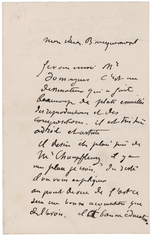 Lot 286 Auguste Rodin Autograph Letter Signed