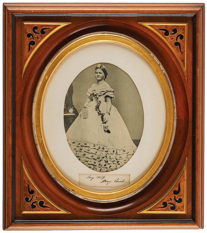Lot 6 Mary Todd Lincoln Signature