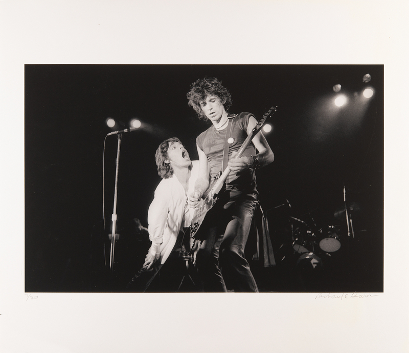 Lot 496 Rolling Stones: Mick Jagger and Keith Richards Photographic Print by Richard E. Aaron (Ltd. Ed. #7/30) - 24? x 21?