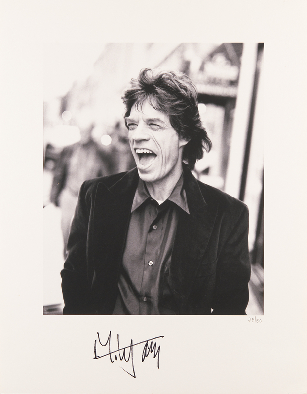 Lot 497 Rolling Stones: Mick Jagger Signed Photographic Print (Ltd. Ed. #28/50) - 14? x 18?
