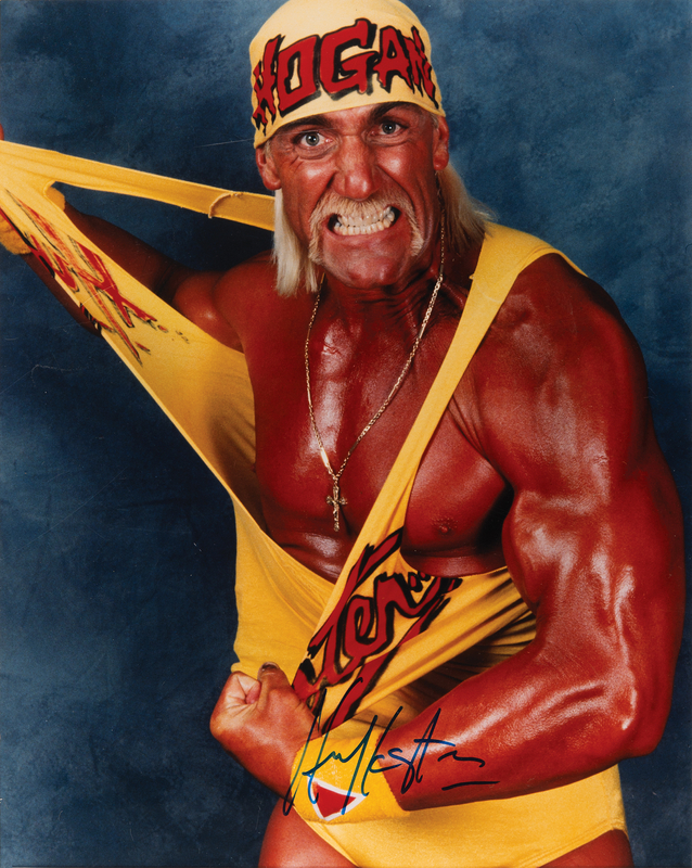 Lot 668 Hulk Hogan Signed Oversized Photograph