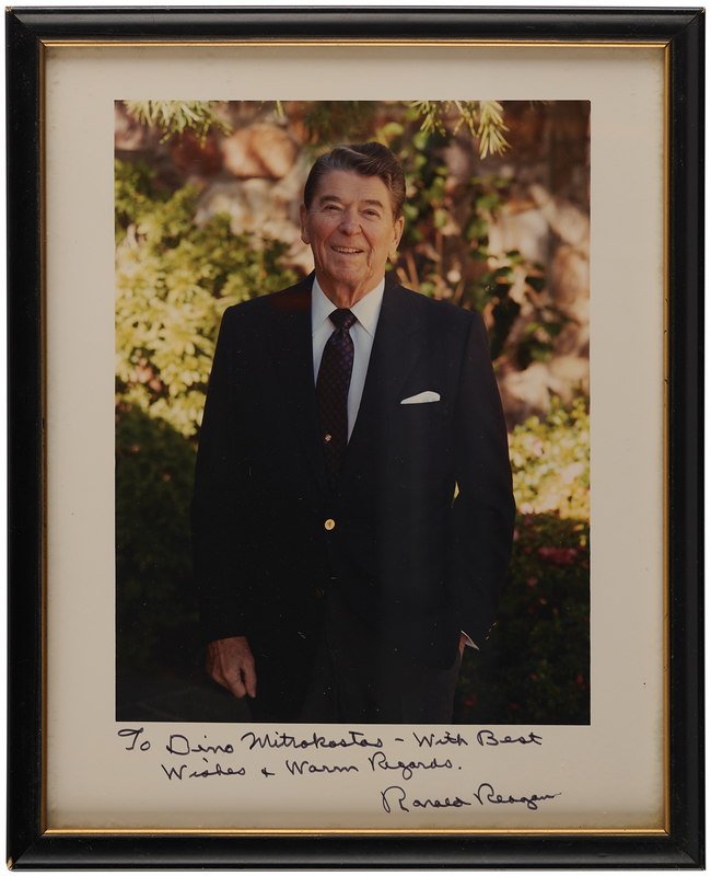 Lot 66 Ronald Reagan Signed Photograph