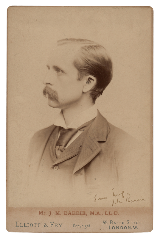 Lot 326 James M. Barrie Signed Photograph