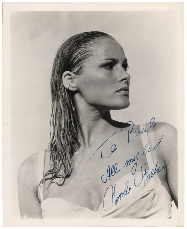 Lot 530 Ursula Andress Signed Photograph