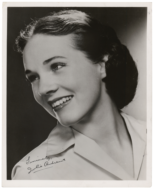 Lot 531 Julie Andrews Signed Photograph