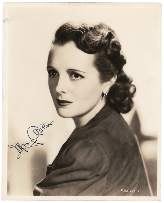 Lot 534 Mary Astor Signed Photograph