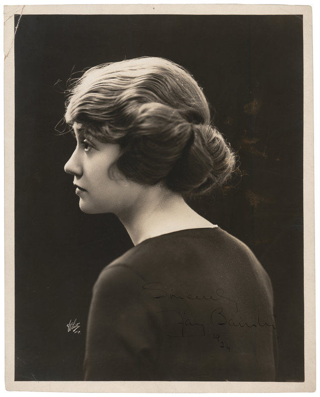 Lot 536 Fay Bainter Signed Photograph