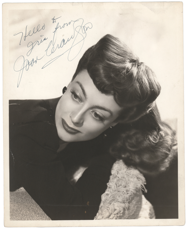 Lot 557 Joan Crawford Signed Photograph