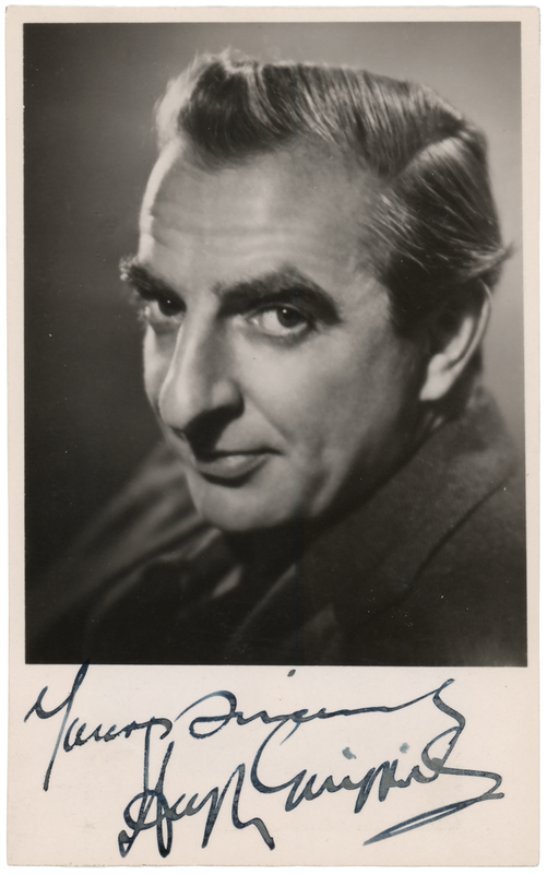 Lot 580 Hugh Griffith Signed Photograph