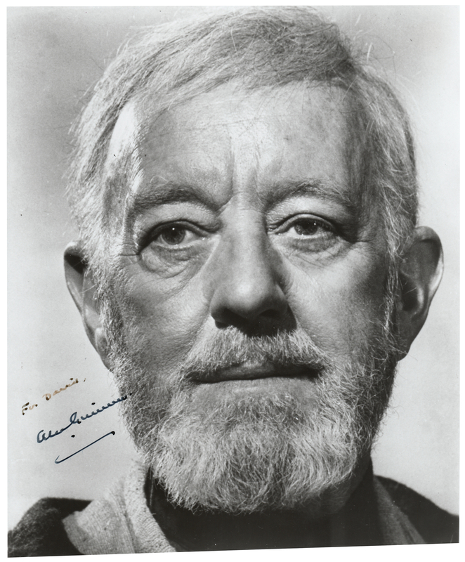 Lot 635 Star Wars: Alec Guinness Signed Photograph