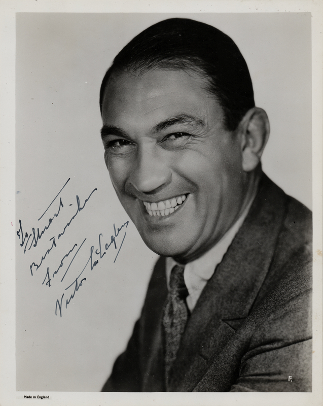 Lot 609 Victor McLaglen Signed Photograph