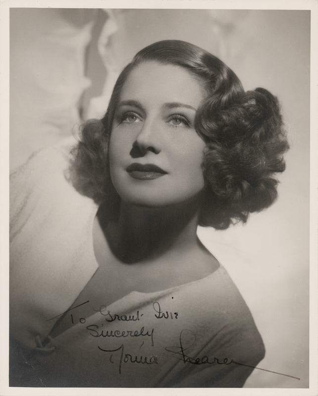 Lot 631 Norma Shearer Signed Photograph