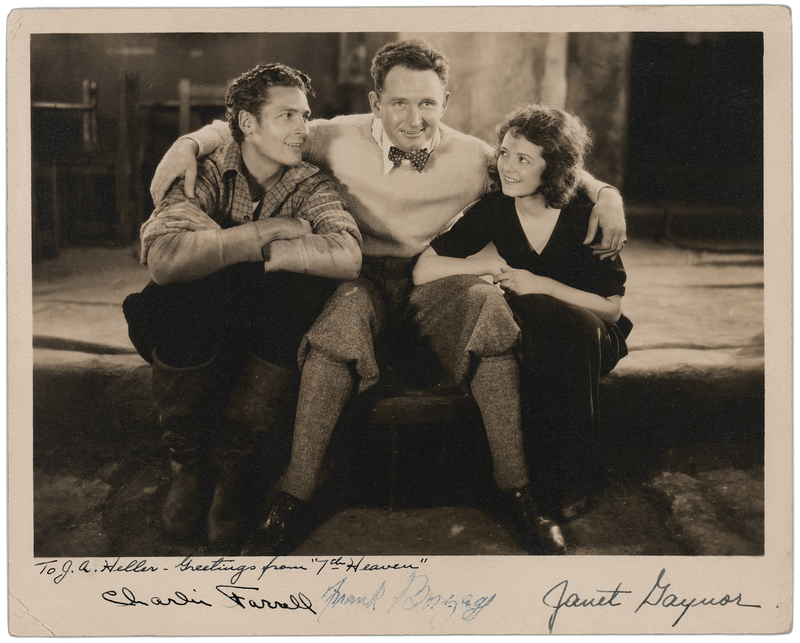 Lot 630 Seventh Heaven Signed Photograph