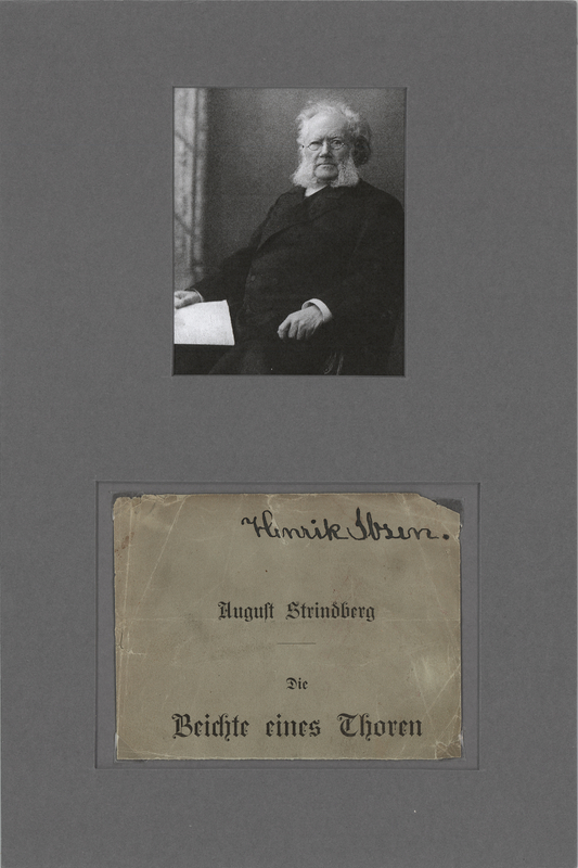 Lot 375 Henrik Ibsen Signature