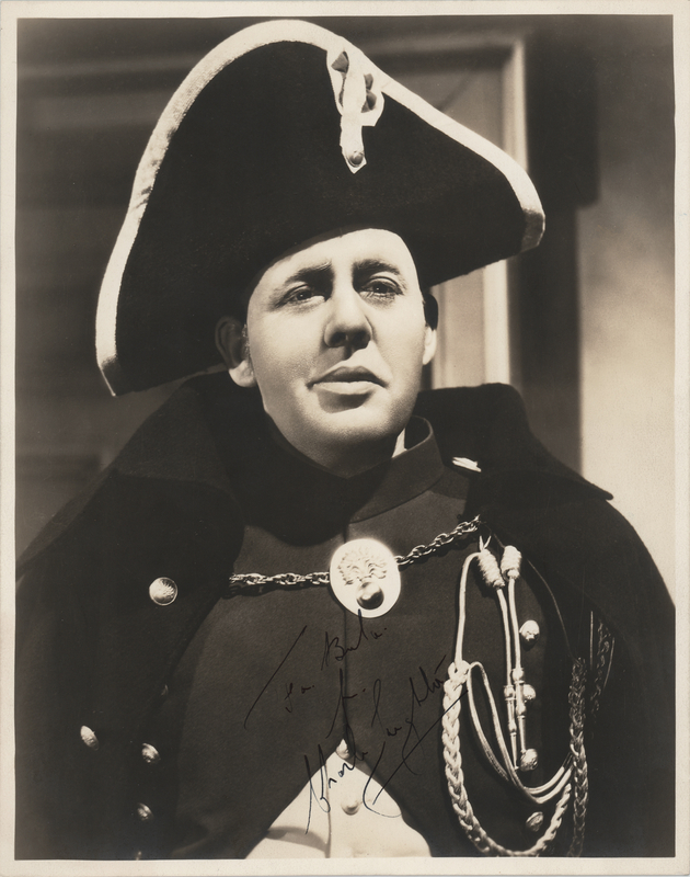 Lot 595 Charles Laughton Signed Photograph