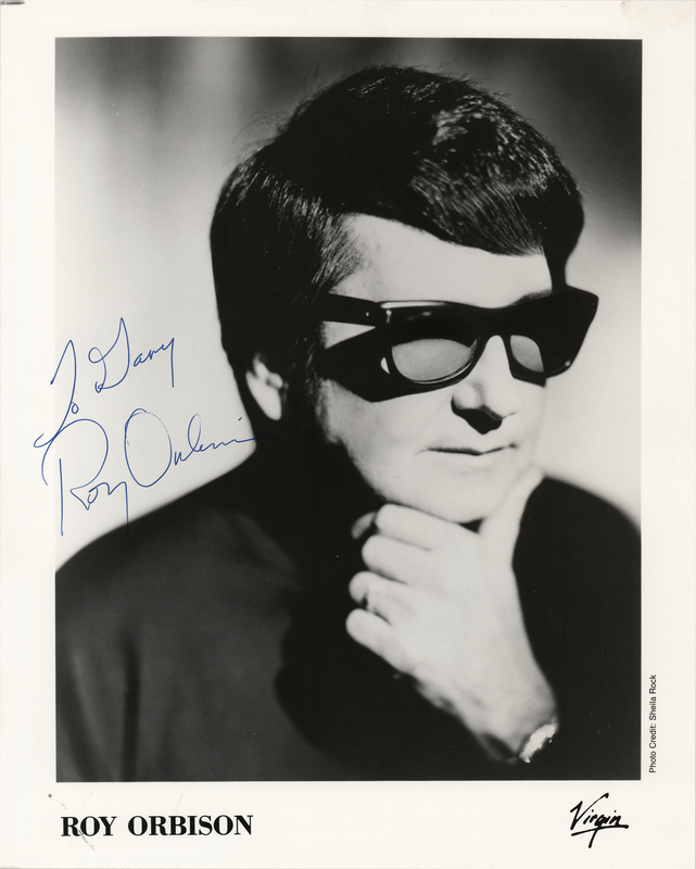 Lot 488 Roy Orbison Signed Photograph