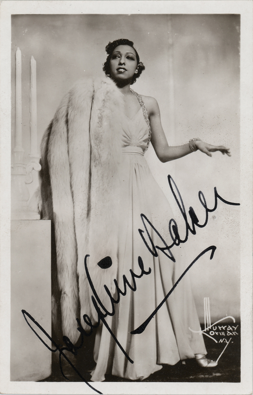 Lot 537 Josephine Baker Signed Photograph