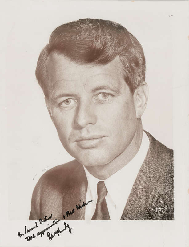 Lot 145 Robert F. Kennedy Signed Photograph