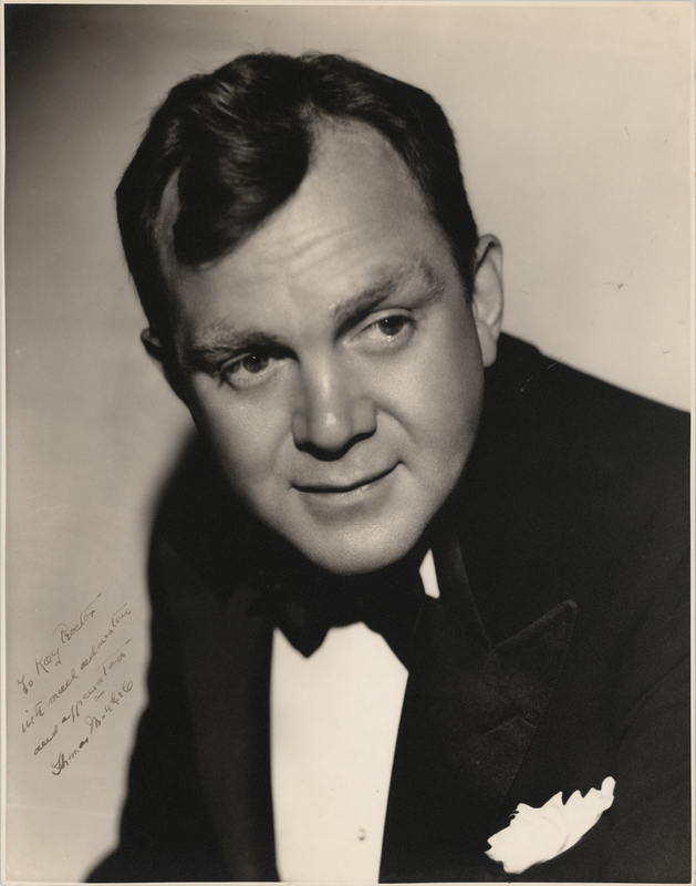 Lot 611 Thomas Mitchell Oversized Signed Photograph