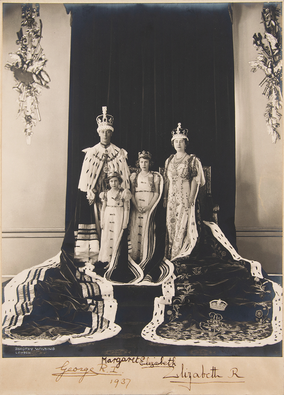 Lot 89 King George VI and Family Rare Fully Signed Photograph of Coronation (1937)