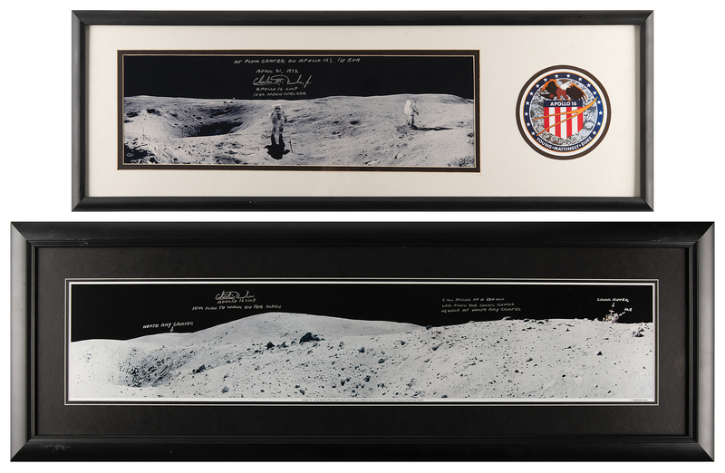 Lot 215 Charlie Duke (2) Signed Panoramic Photographs