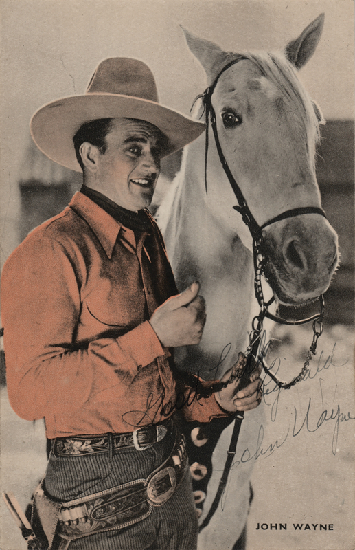 Lot 647 John Wayne Early Signed Photograph