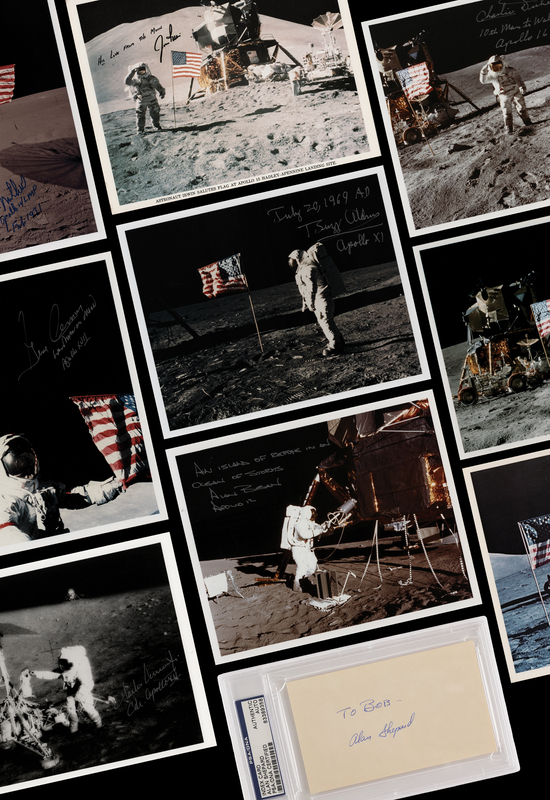 Lot 225 Moonwalkers (10) Signed Items