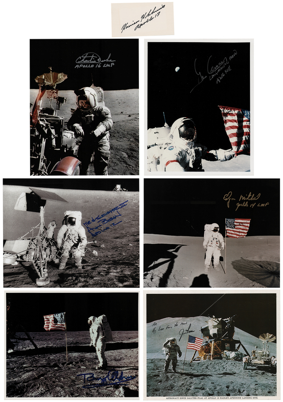 Lot 226 Moonwalkers (7) Signed Items