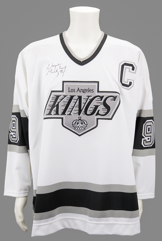 Lot 667 Wayne Gretzky Signed Los Angeles Kings Hockey Jersey