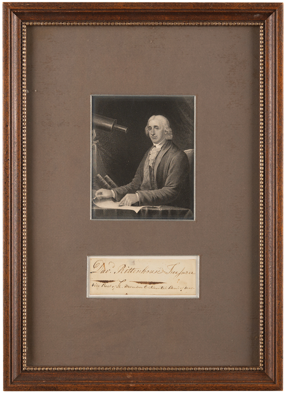 Lot 159 David Rittenhouse Signature