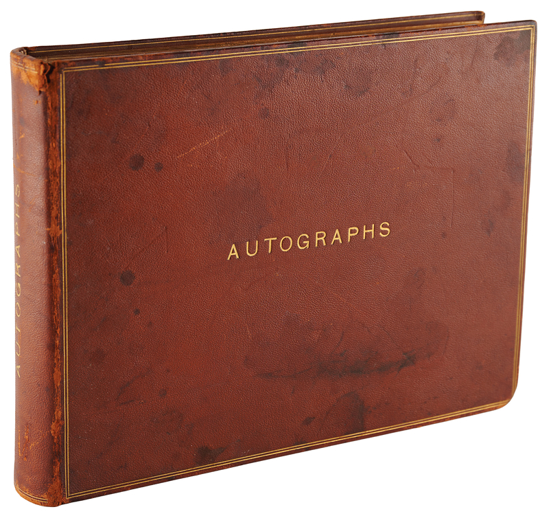 Lot 527 Actors and Musicians 19th/20th-Century Autograph Album with 270+ Signatures