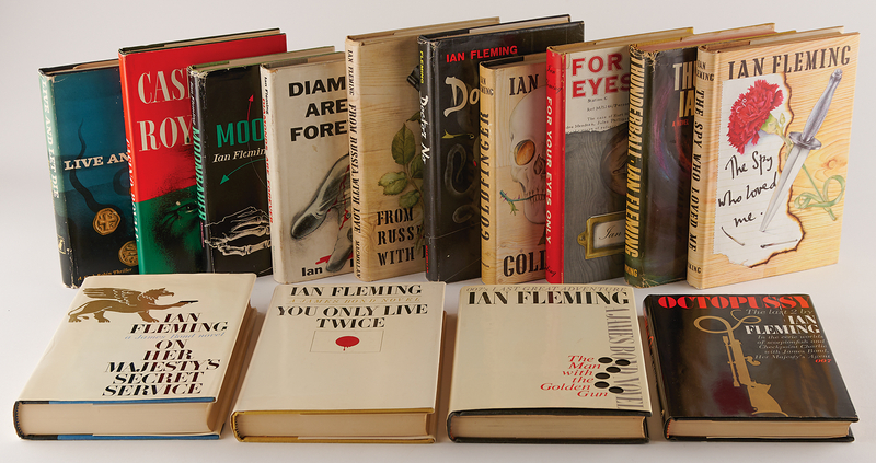 Lot 338 Ian Fleming: Complete Set of (14) US First Editions of the James Bond Novels
