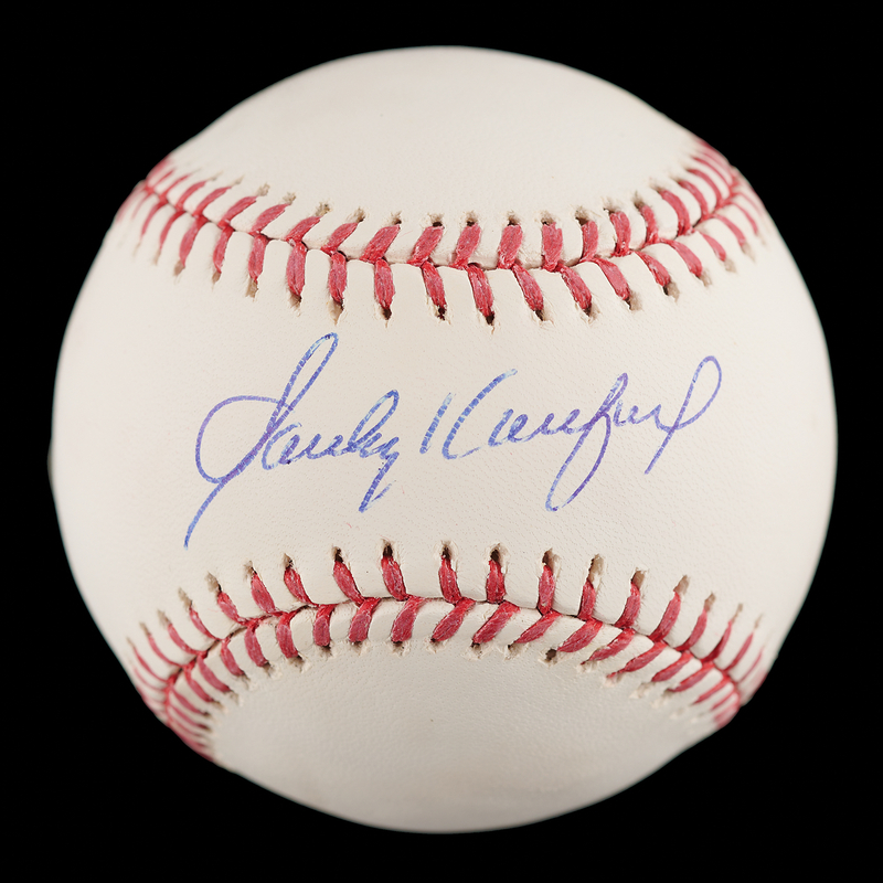 Lot 672 Sandy Koufax Signed Baseball
