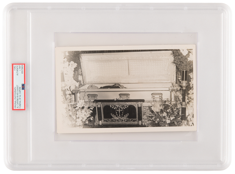Lot 126 Al Capone Original Photograph - PSA Type I