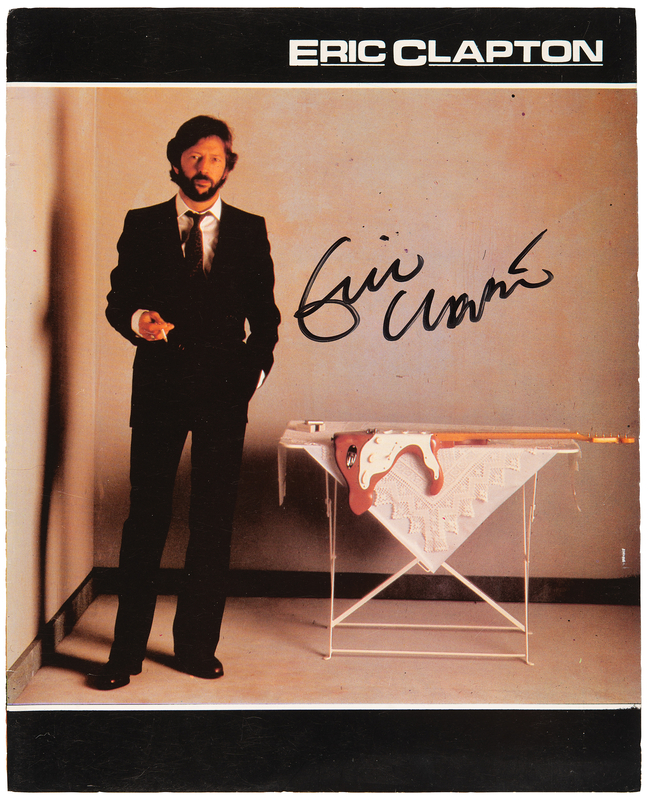Lot 465 Eric Clapton Signed 1983 'Money and Cigarettes Tour' Program