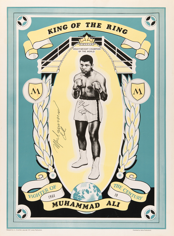 Lot 658 Muhammad Ali Signed Poster (14? x 19?)