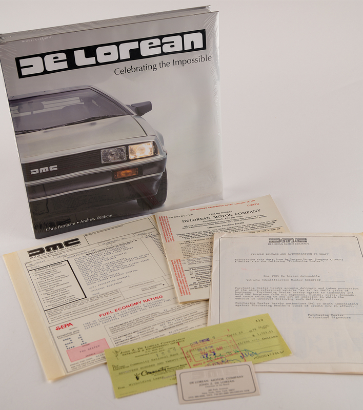 Lot 132 John DeLorean Signed Check
