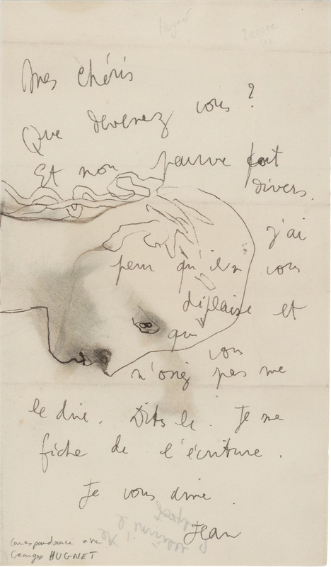Lot 363 Jean Cocteau Autograph Letter Signed with Sketch