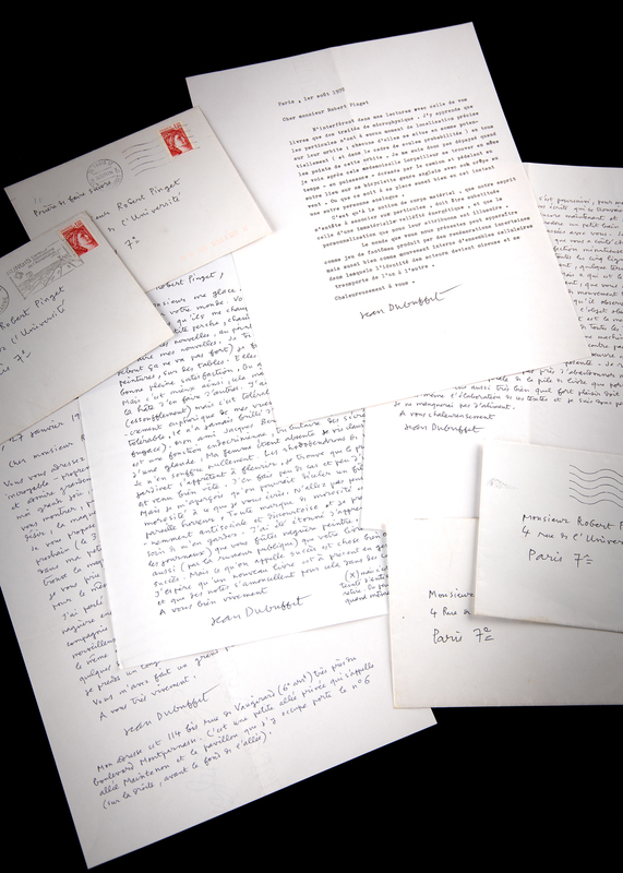 Lot 240 Jean Dubuffet (4) Letters Signed to Writer  Robert Pinget: 
